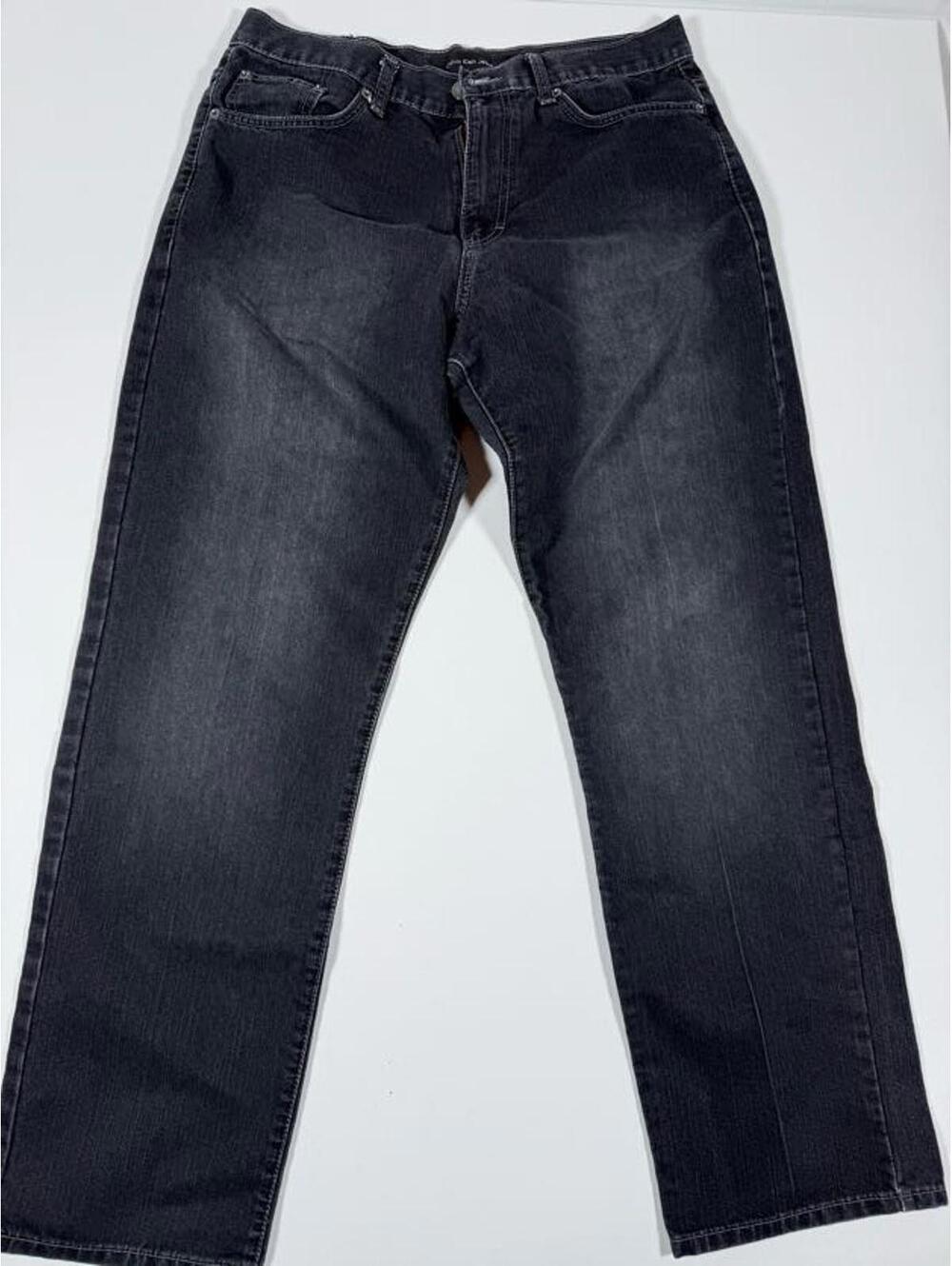 Calvin Klein Jeans Black Washed Denim Pants Size 34